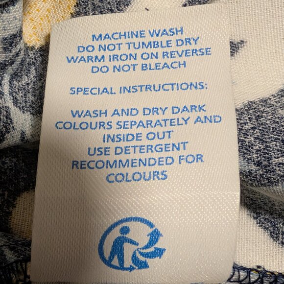 Boden Womens Size 10 Navy Blue Alda Swallow Bird Print Pullover 3/4 Sleeve Top G - Picture 10 of 10